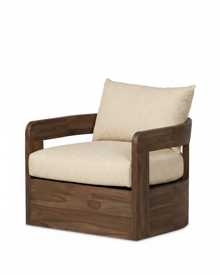 Caspian Outdoor Swivel Chair