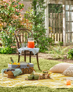 Striped Beach & Picnic Blanket – Monaco Mimosa Outdoor Blanket
