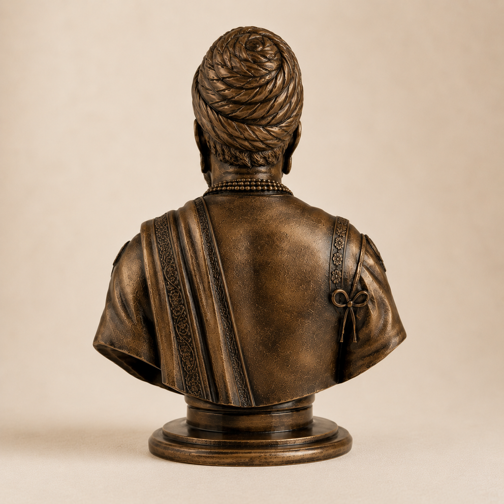 Chhatrapati Heritage Resin Bust Sculpture