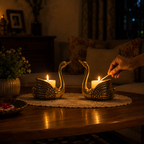 Golden Duck - Candle Holder