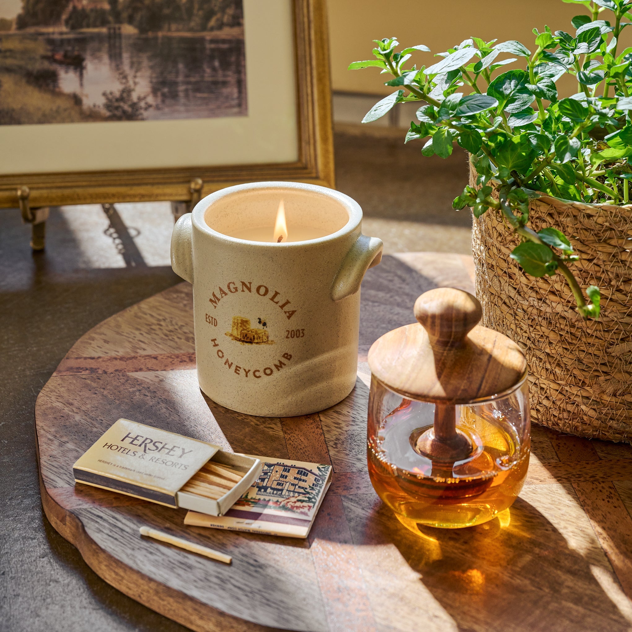 Honey Dipper Lidded Jar