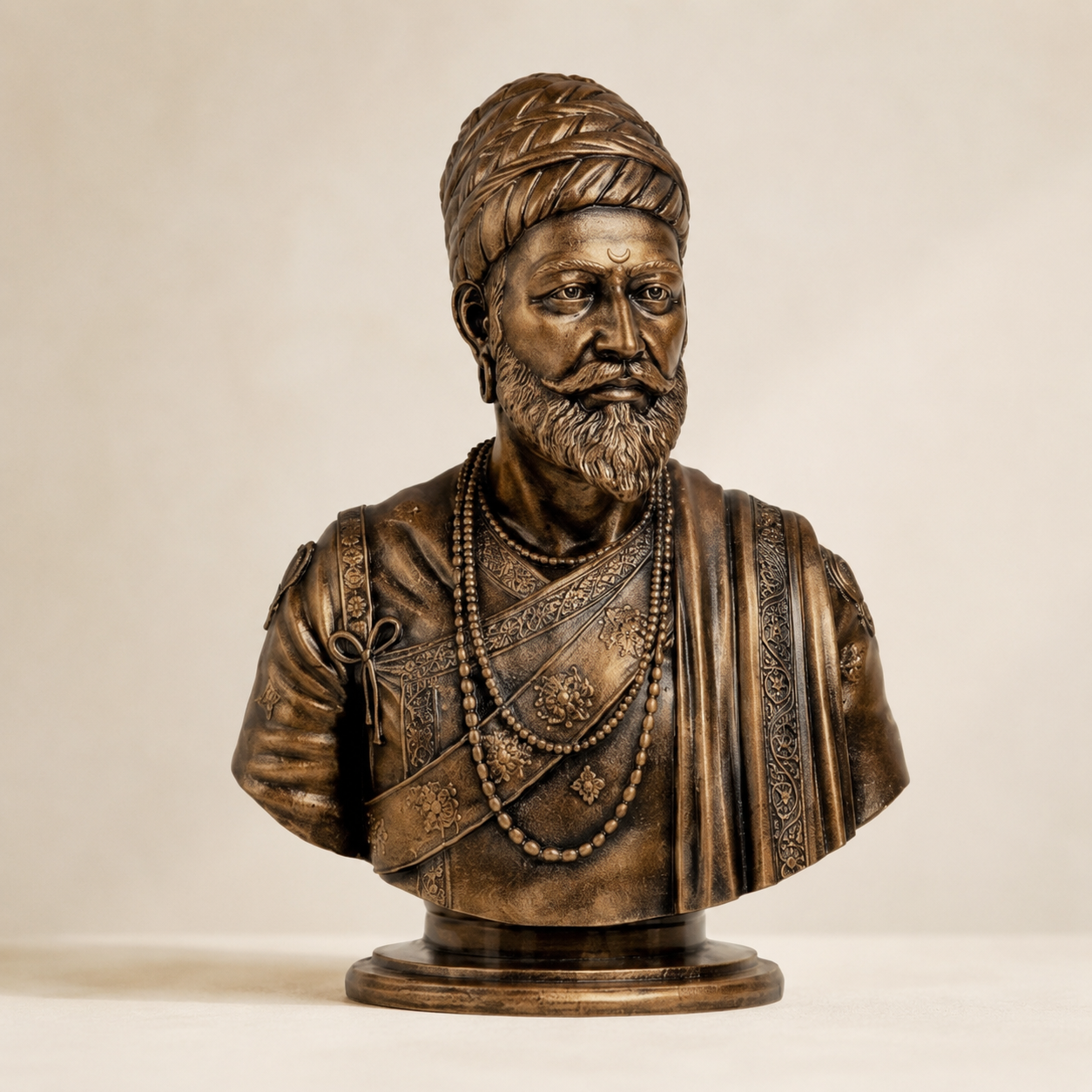 Chhatrapati Heritage Resin Bust Sculpture