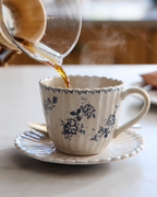 Heirloom Garden Floral Tea Cup and Saucer Set