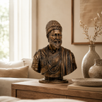 Chhatrapati Heritage Resin Bust Sculpture