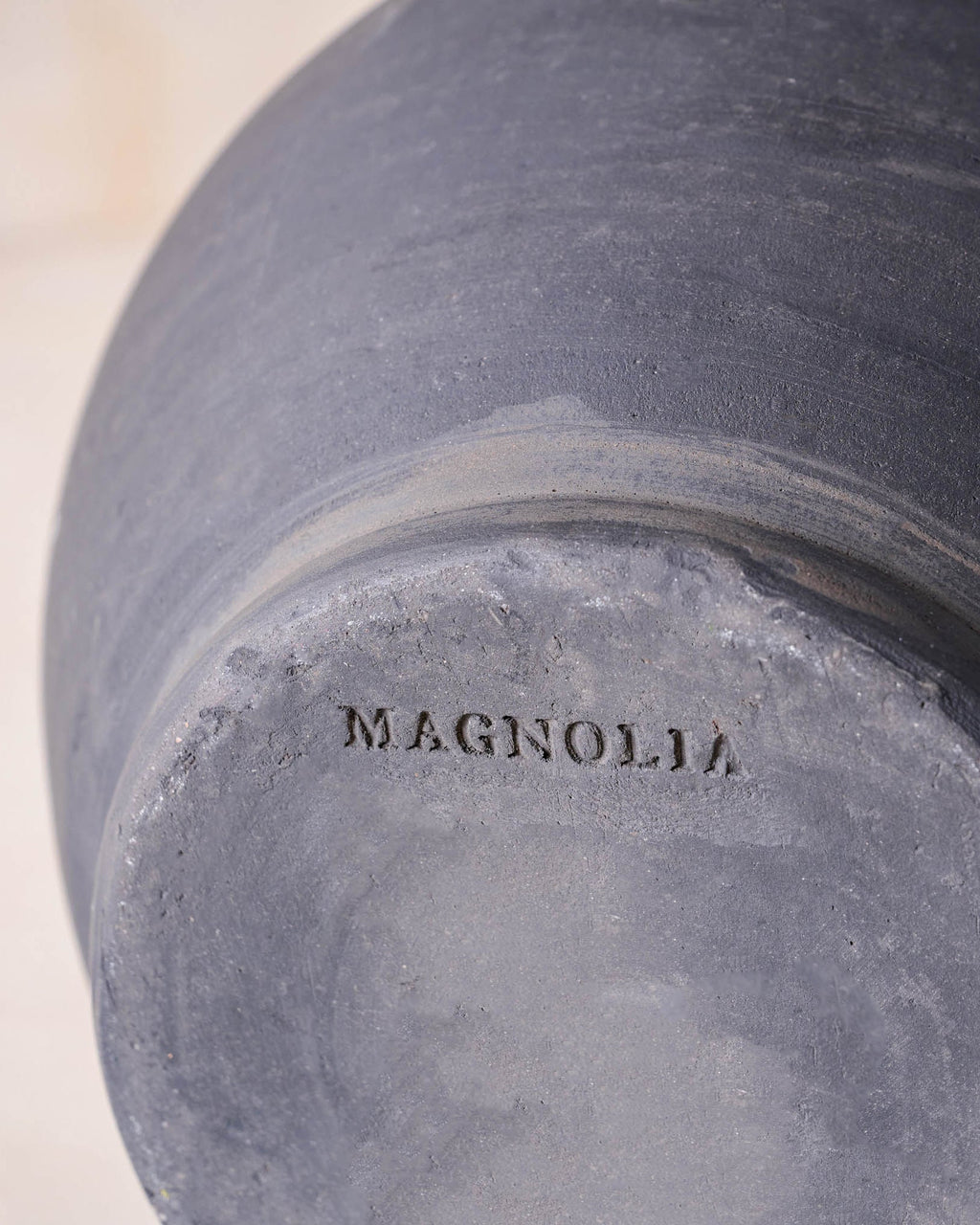 Rustic Black Hand-Made Vase