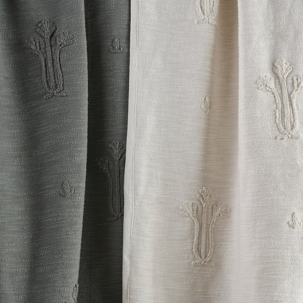 Petrol Blue Tulip Textured Coverlet