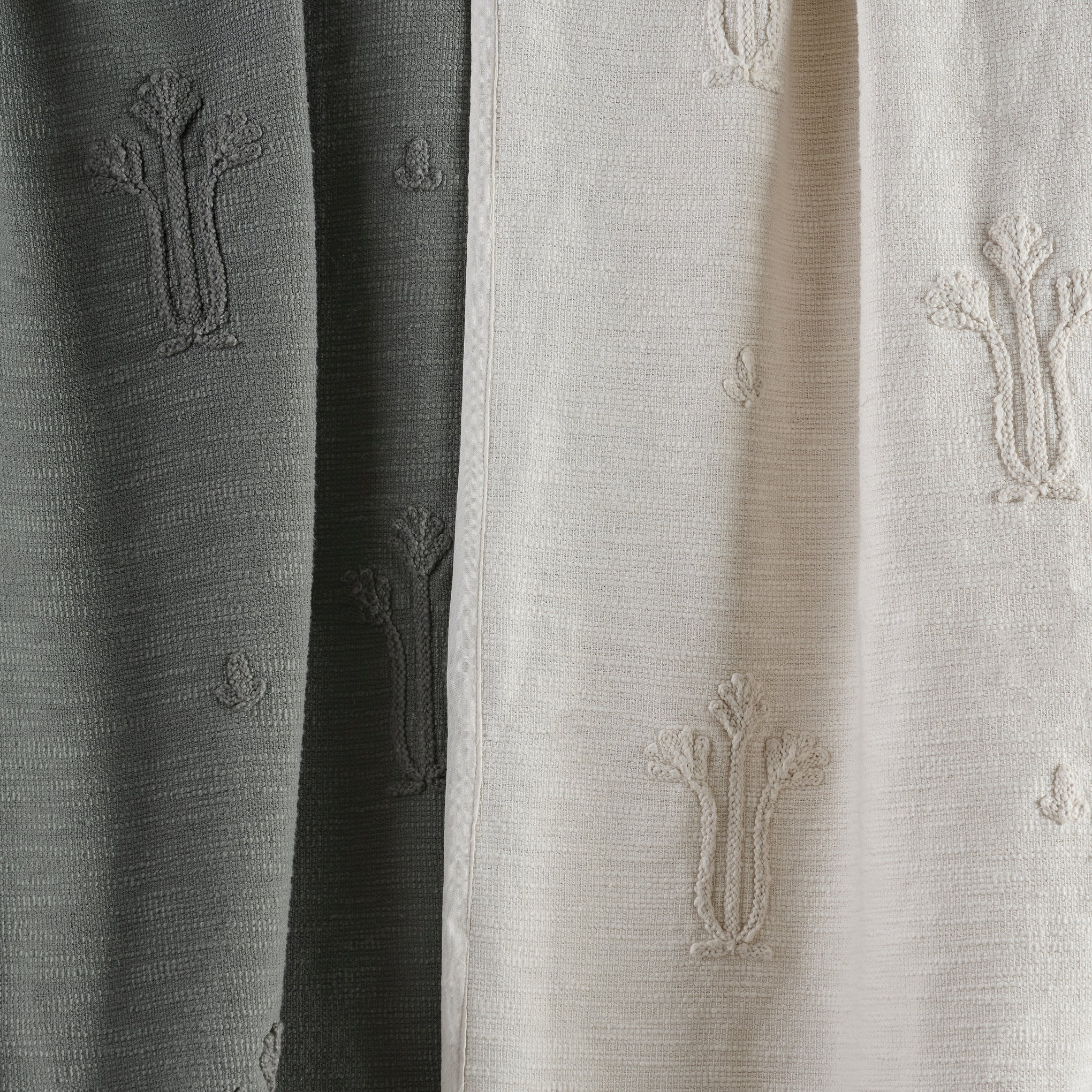 Petrol Blue Tulip Textured Coverlet