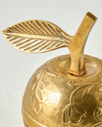 Antique Inspired Brass Apple Box