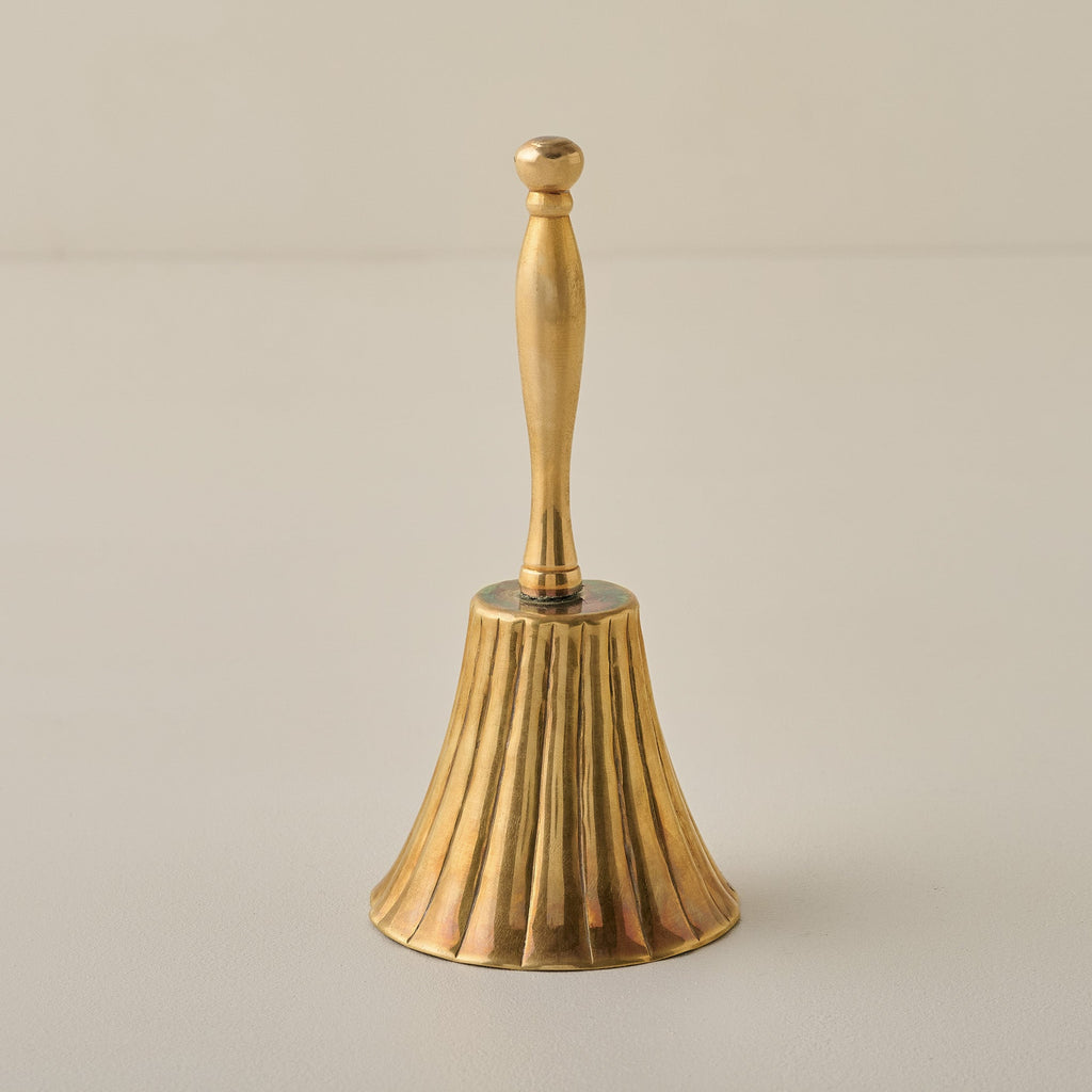 Marie Fluted Brass Bell