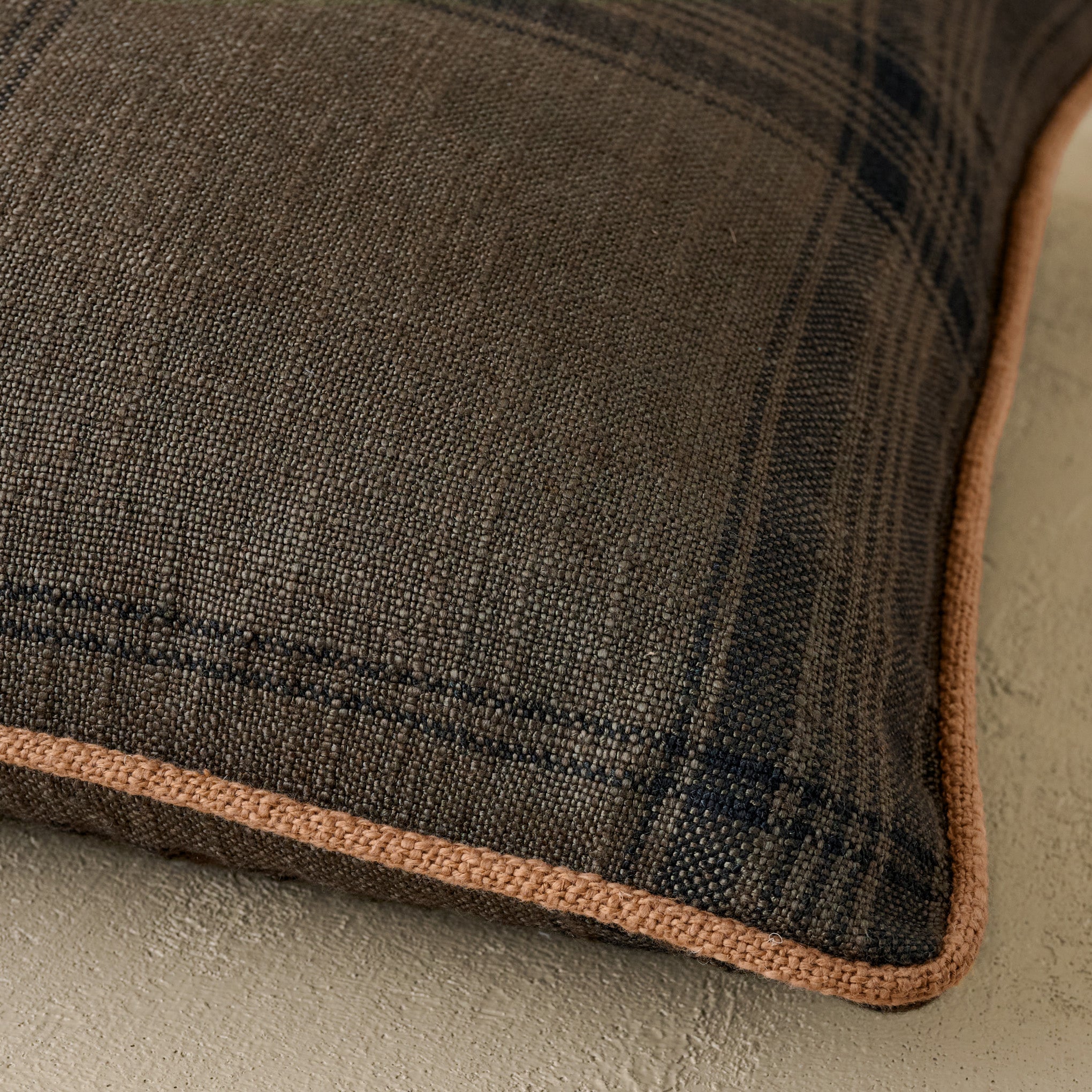Vintage Plaid Pillow