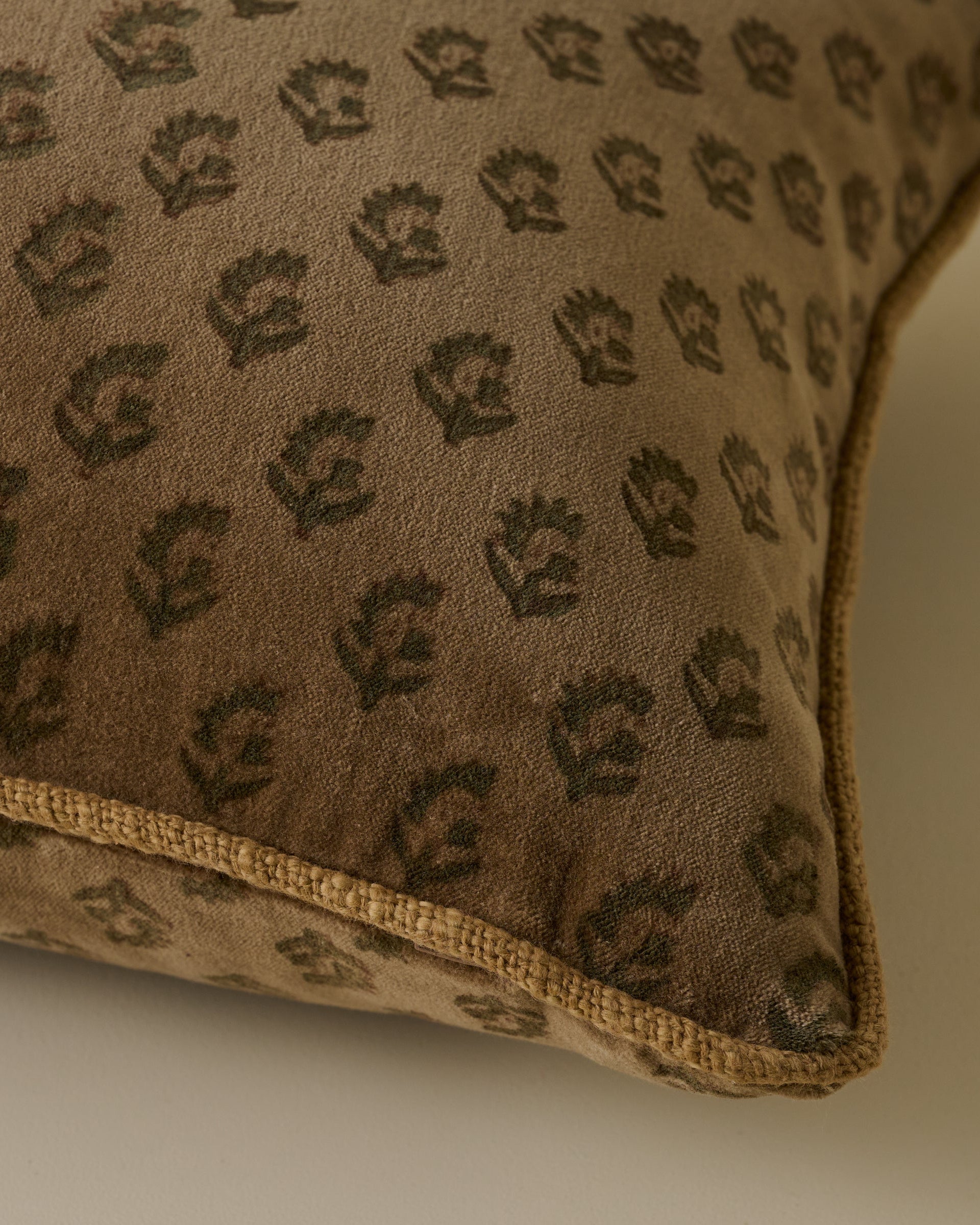 Henry Printed Velvet Pillow