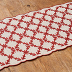Syrah Eleanor Embroidered Table Runner