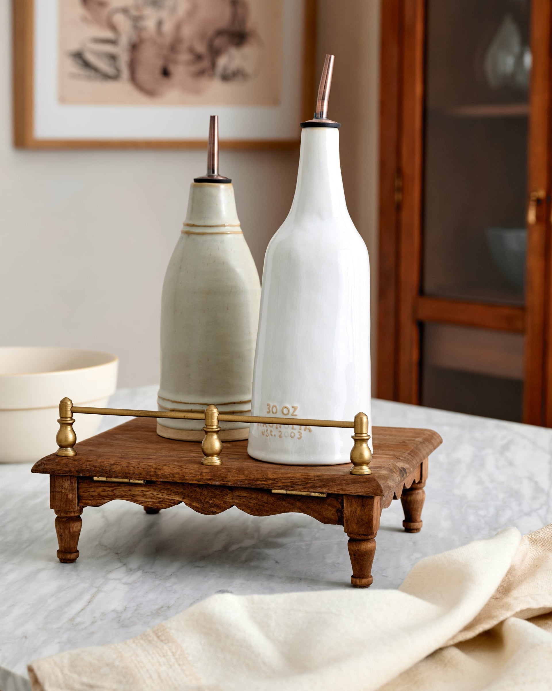 Vintage-Inspired Cookbook Holder + Riser