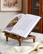 Vintage-Inspired Cookbook Holder + Riser