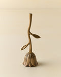 Floral Antique Brass Bell