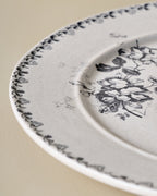 Heirloom Garden Navy Floral Plate