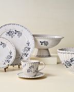 Heirloom Garden Floral Tea Cup and Saucer Set