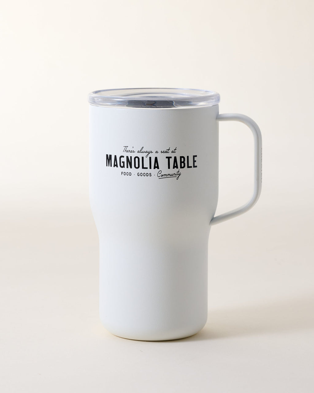MAGNOLIA TABLE 16 OZ STAINLESS STEEL WHITE ROAM