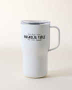 MAGNOLIA TABLE 16 OZ STAINLESS STEEL WHITE ROAM