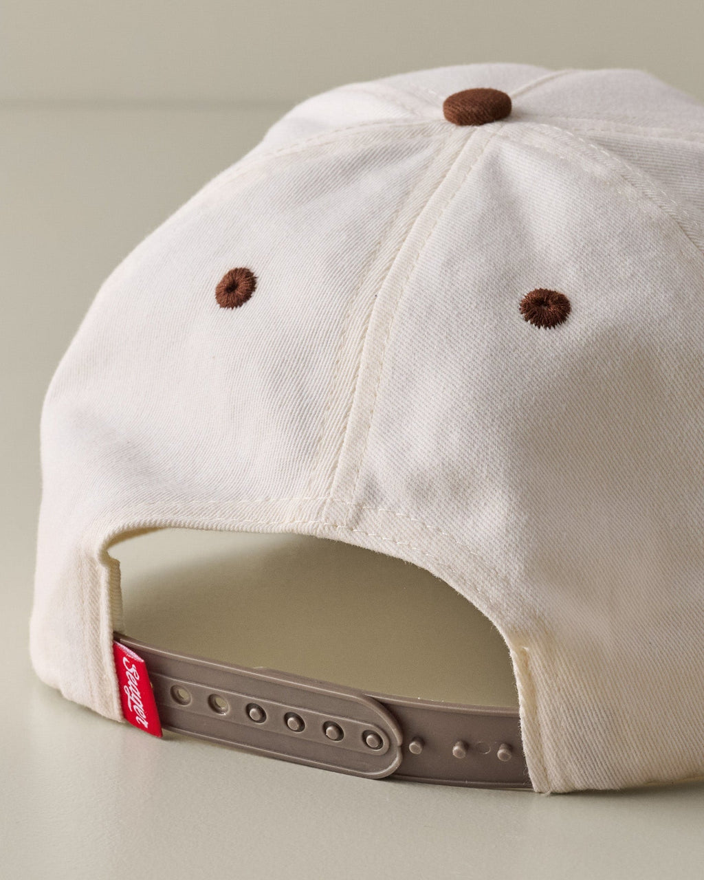 Rodeo Snapback Cream and Brown Hat