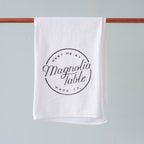 magnolia table restaurant branded tea towel