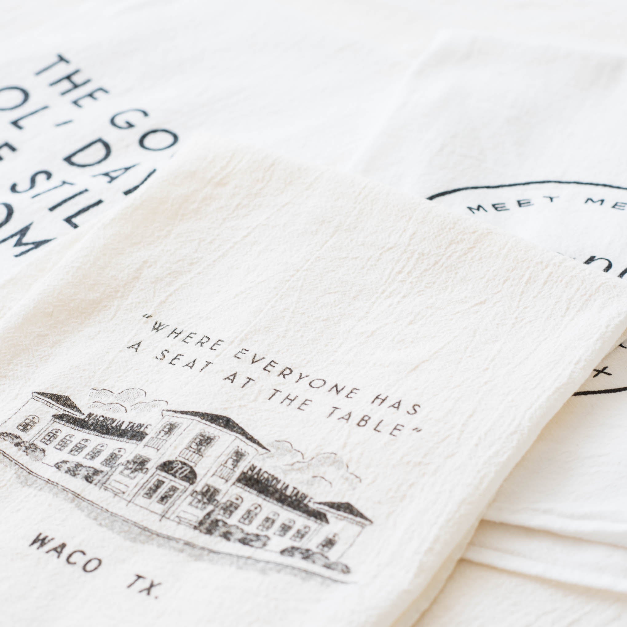Magnolia Table Tea Towel