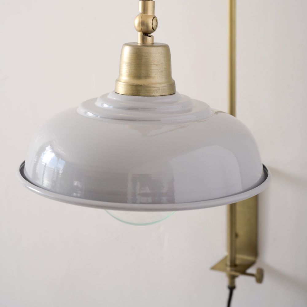 Sybil Enamel Plug-in Sconce