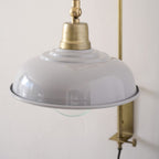 Sybil Enamel Plug-in Sconce