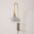 Sybil Enamel Plug-in Sconce
