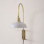 Sybil Enamel Plug-in Sconce