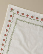 Cross Stitch Strawberry Napkin Set of 4