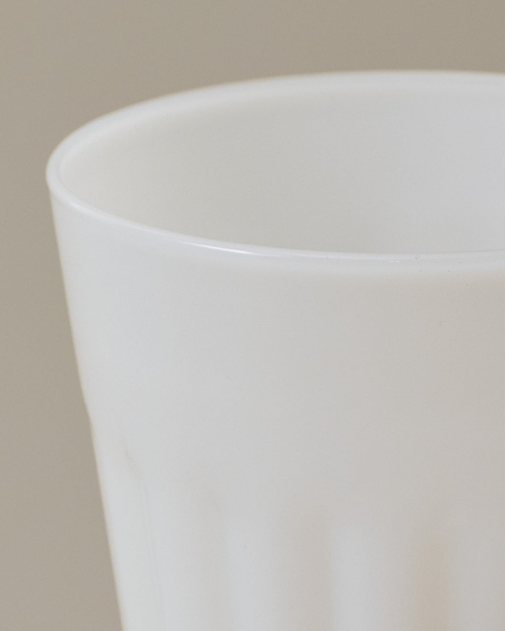 White Milk Glass Tumbler