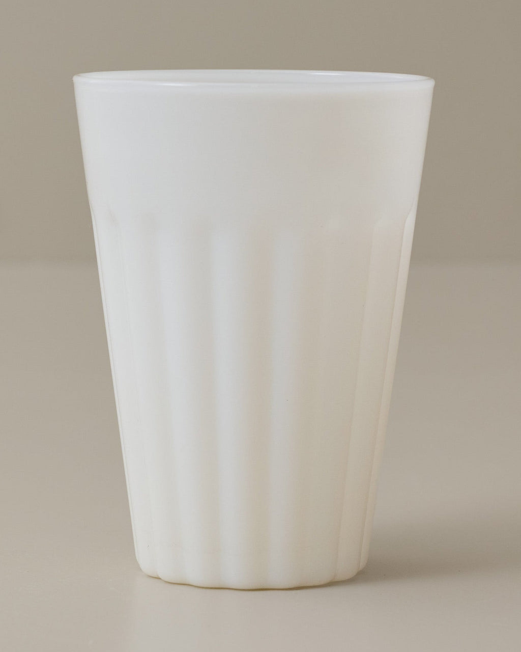 White Milk Glass Tumbler