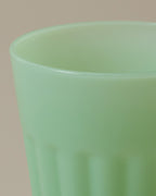 Light Green Milk Glass Tumbler