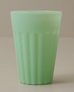 Light Green Milk Glass Tumbler
