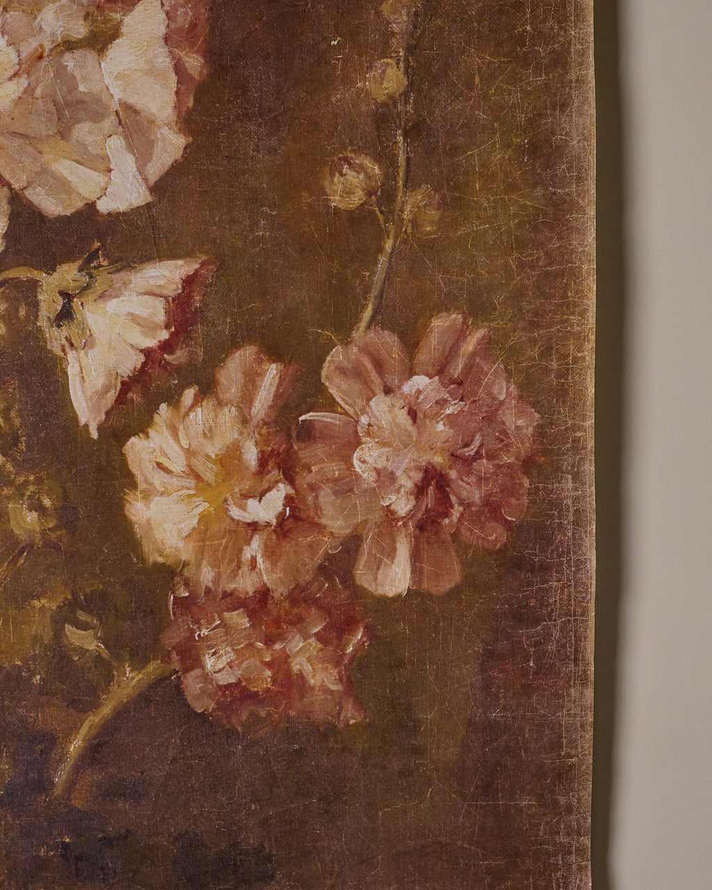 Floral Trio Vintage Tapestry