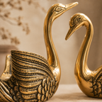 Golden Duck - Candle Holder