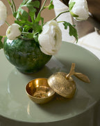 Antique Inspired Brass Apple Box