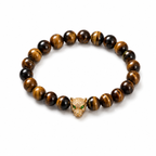 Tiger Eye Jaguar Bracelet – Natural Stone Beaded Bracelet