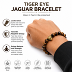 Tiger Eye Jaguar Bracelet – Natural Stone Beaded Bracelet