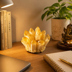 Natural Golden Crystal Cluster