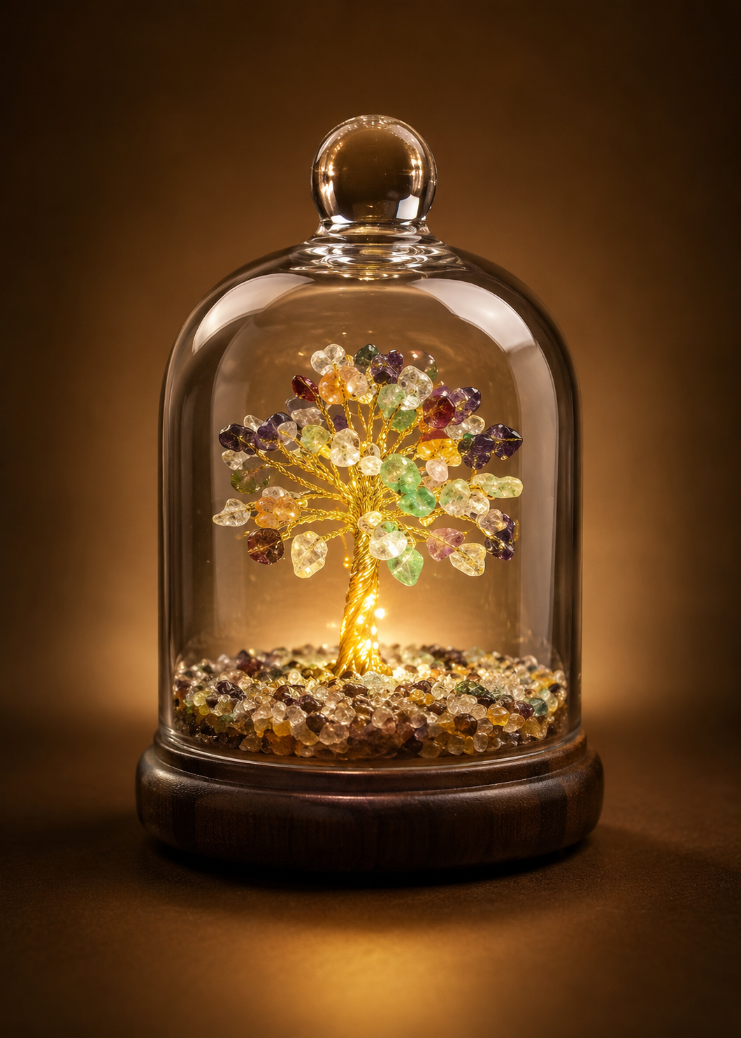 Natural Citrine Quartz Crystal Cluster