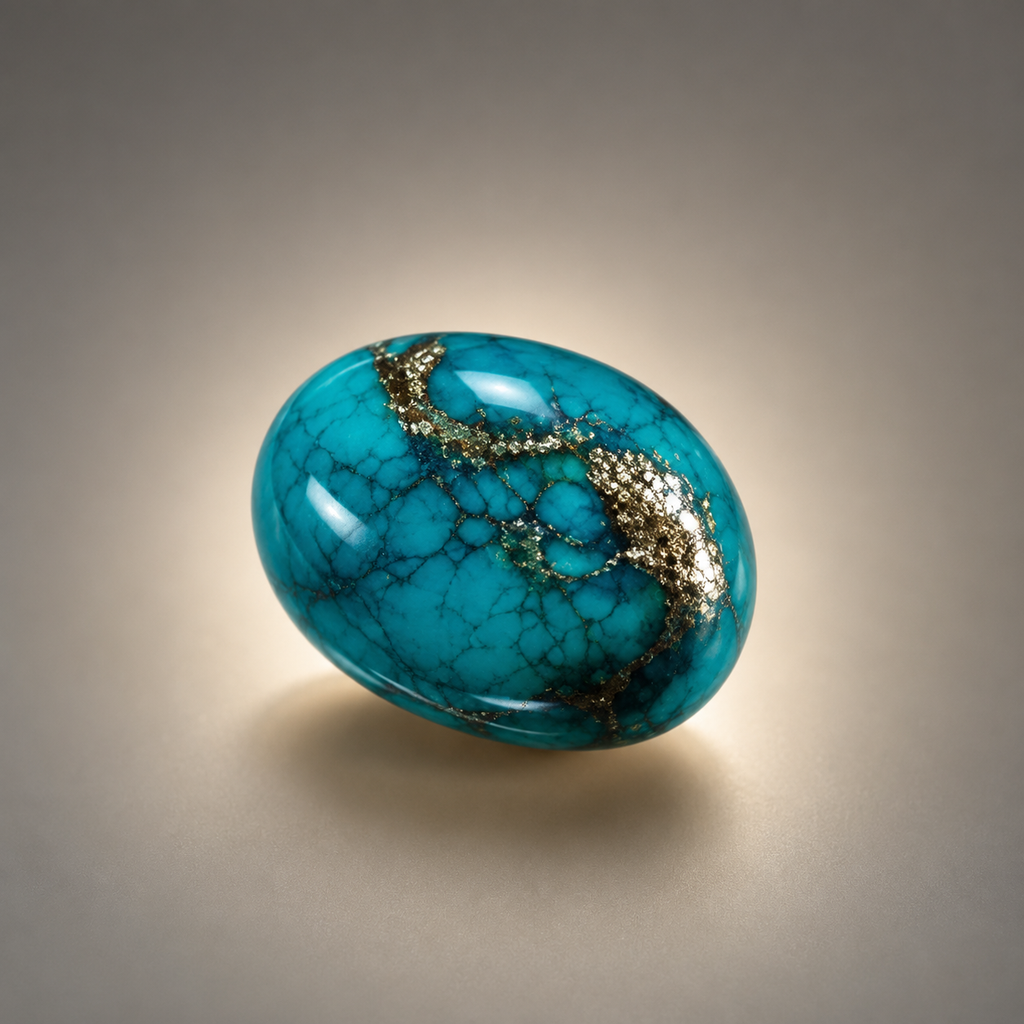Natural Irani Firoza Gemstone | Turquoise Cabochon Stone