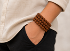 5 Mukhi Rudraksha Bracelet – Natural Panchmukhi Rudraksha Beads