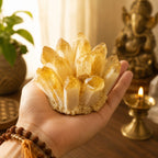 Natural Golden Crystal Cluster